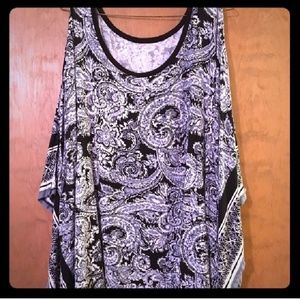 Lane Bryant Peep Shoulder Tunic 2x